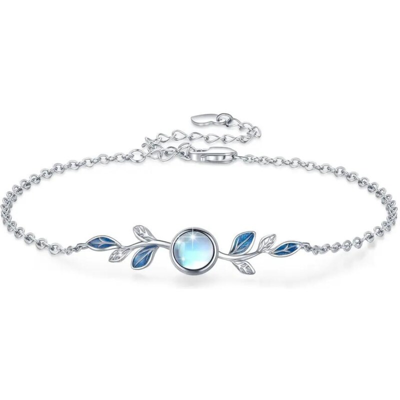 Olivie Strieborný náramok MESAČNÝ KAMEŇ 7835 46002656