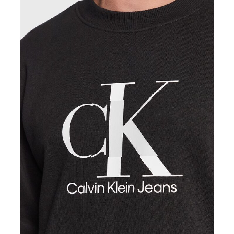 Calvin Klein Jeans čierna pánska mikina