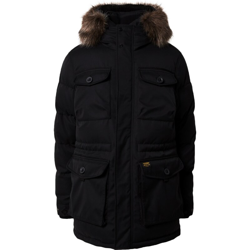 Superdry & Co Zimná parka Chinook svetlohnedá / čierna 68324318