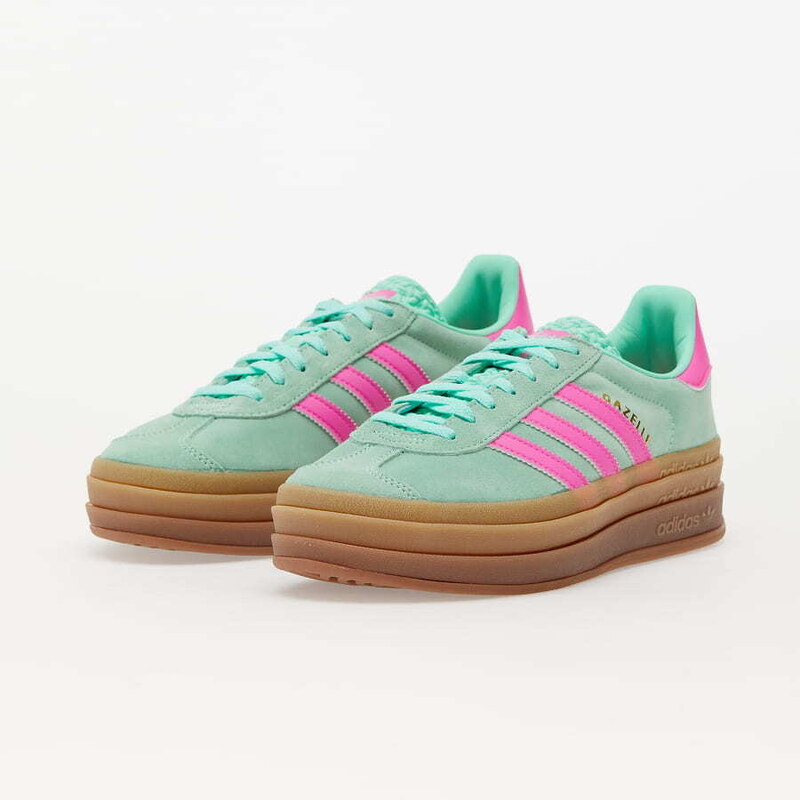 Adidas Originals Gazelle Bold W Pulse Mint Screaming Pink Gum M2 Glamisk 7057
