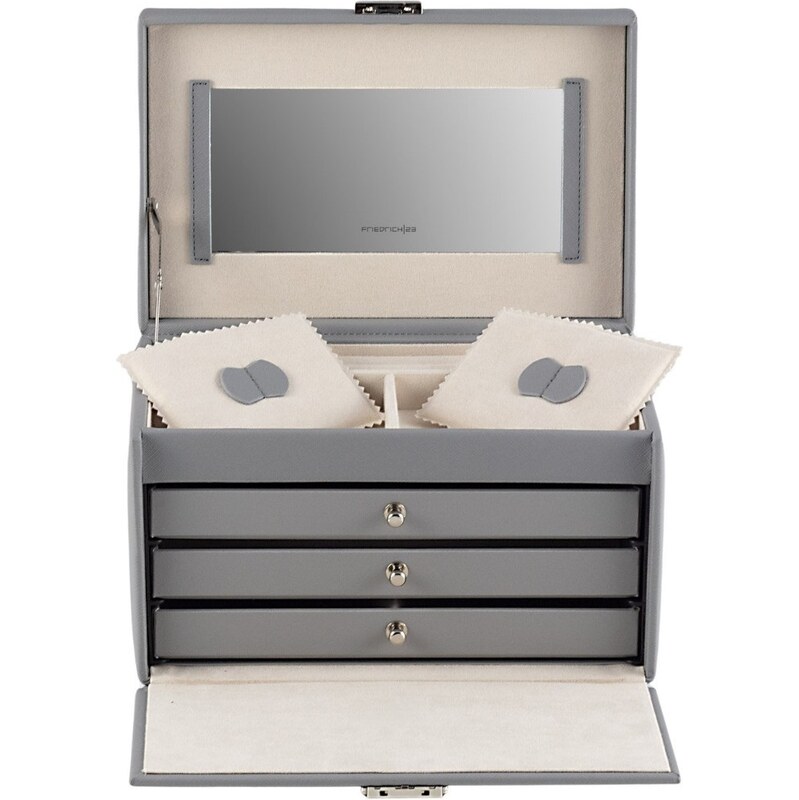 Friedrich Lederwaren Svetlosivá šperkovnica Jolie 2.0 23256-94 66585216