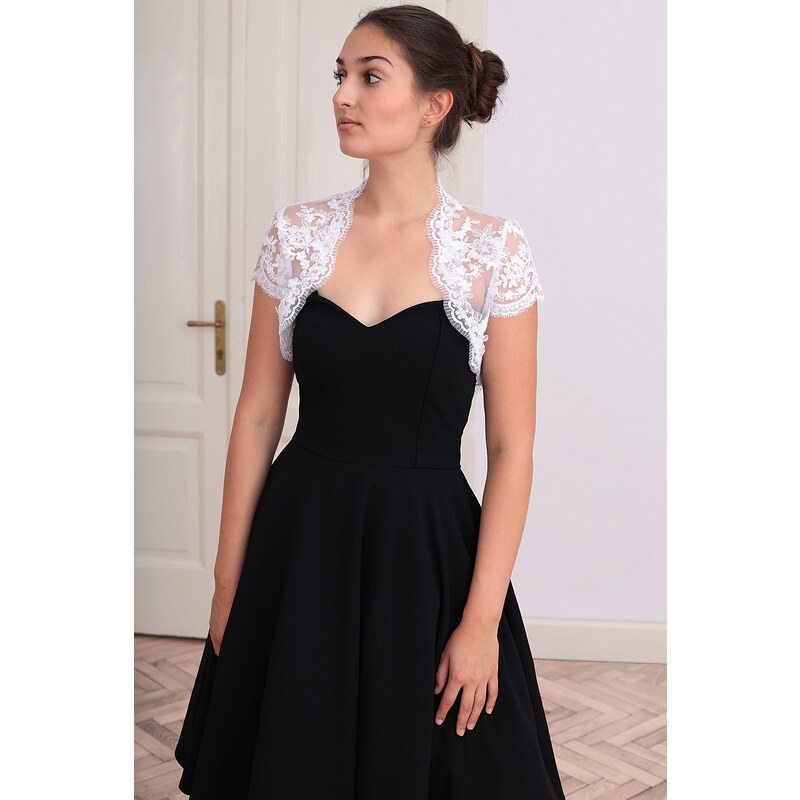 Glara Krátke vyšívané bolerko 58270819