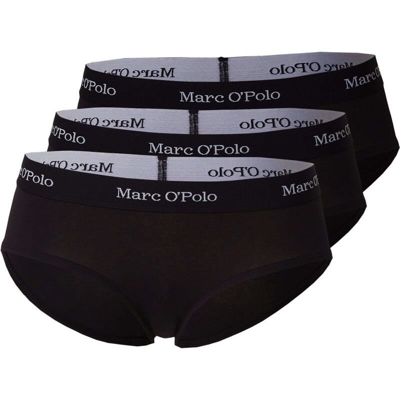 Marc OPolo Nohavičky Essentials čierna / biela 49816250