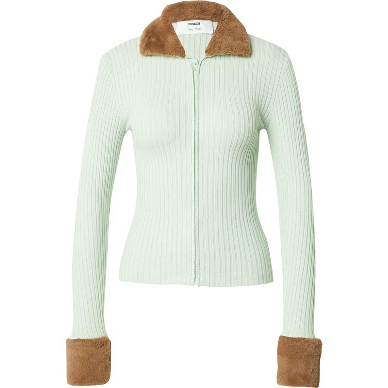 ABOUT YOU x Chiara Biasi Kardigán Elia hnedá / mätová 48667075