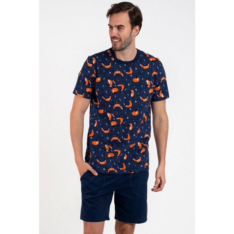 E-shop Italian Fashion pánske pyžamo Witalis - krátke