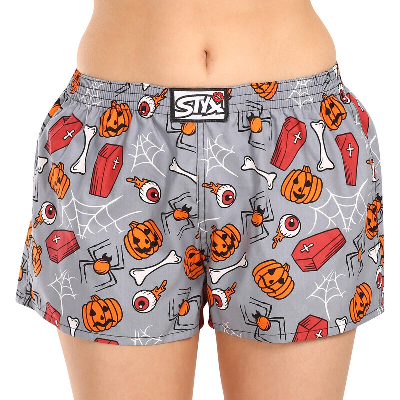 Dámske trenky Styx art klasická guma Halloween rakvy (K1752) 46006094
