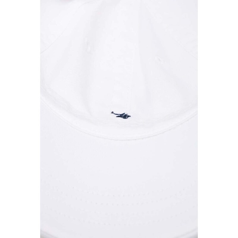 Bavlnená šiltovka Polo Ralph Lauren biela farba,s nášivkou,710548524