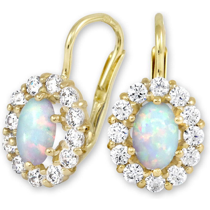 Soliter Luxusné náušnice zo žltého zlata 239 001 00568 10 66587493