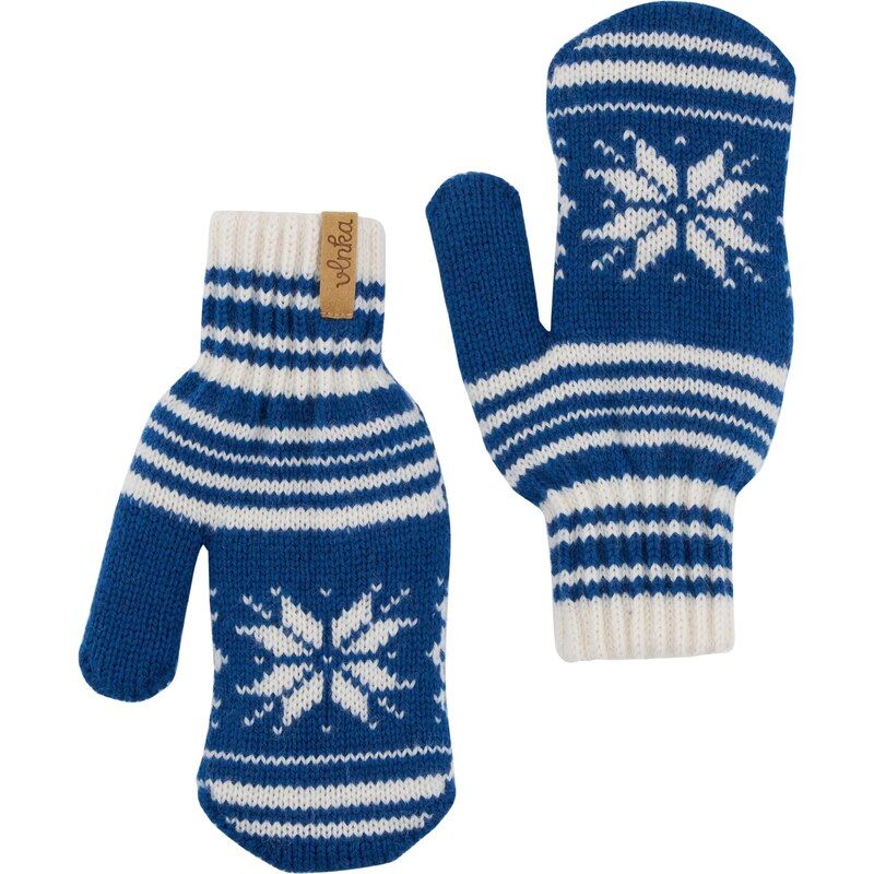 Detské vlnené palčiaky Vlnka P04 tmavo modrá veľkosti oblečenia L 46008412