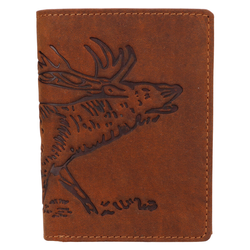 Lagen Pánska kožená peňaženka 219176 jeleň - hnedá 46008173