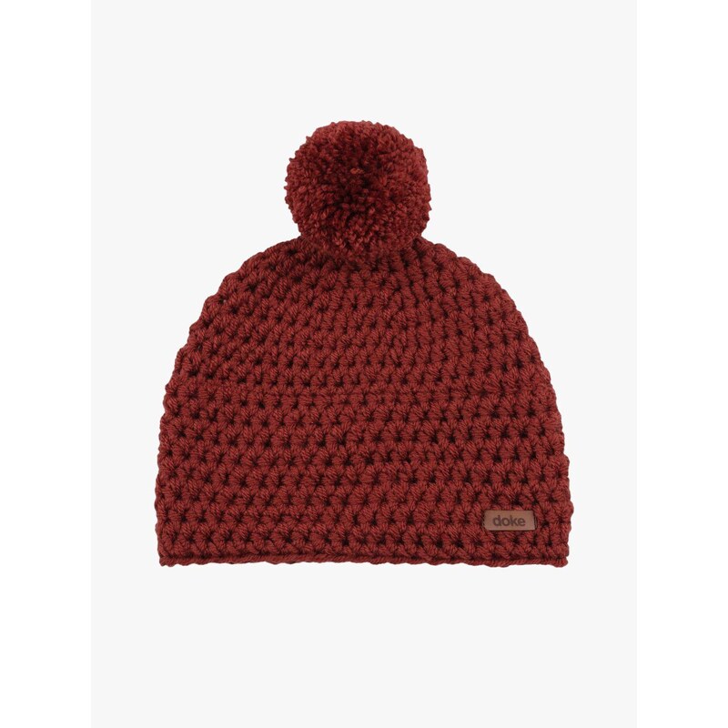 DOKE Detský háčkovaný kulich fox 46336549