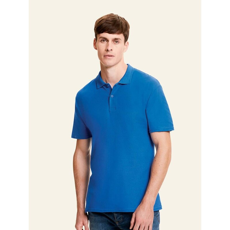 Fruit of the Loom Niebieska koszulka męska polo Original Polo Friut of 50558062
