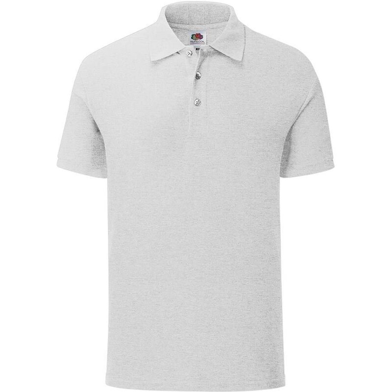 Fruit of the Loom Light grey mens shirt Iconic Polo Friut of the Loom 50556773