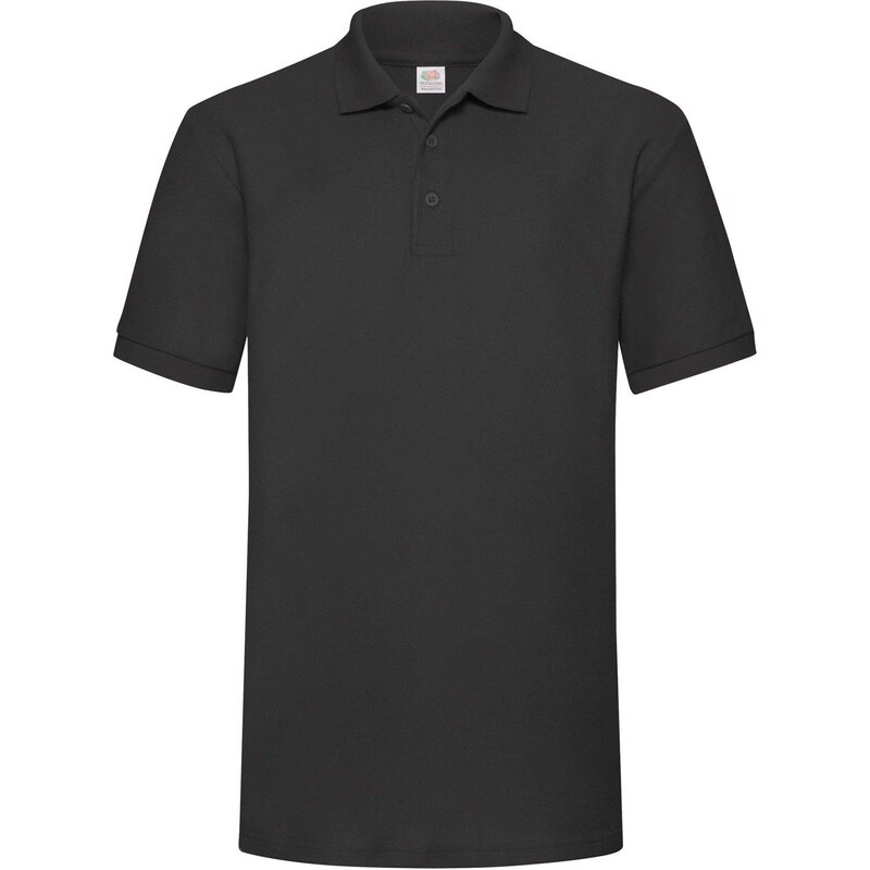Fruit of the Loom Heavy Polo Friut of the Loom Black T-Shirt 50559152