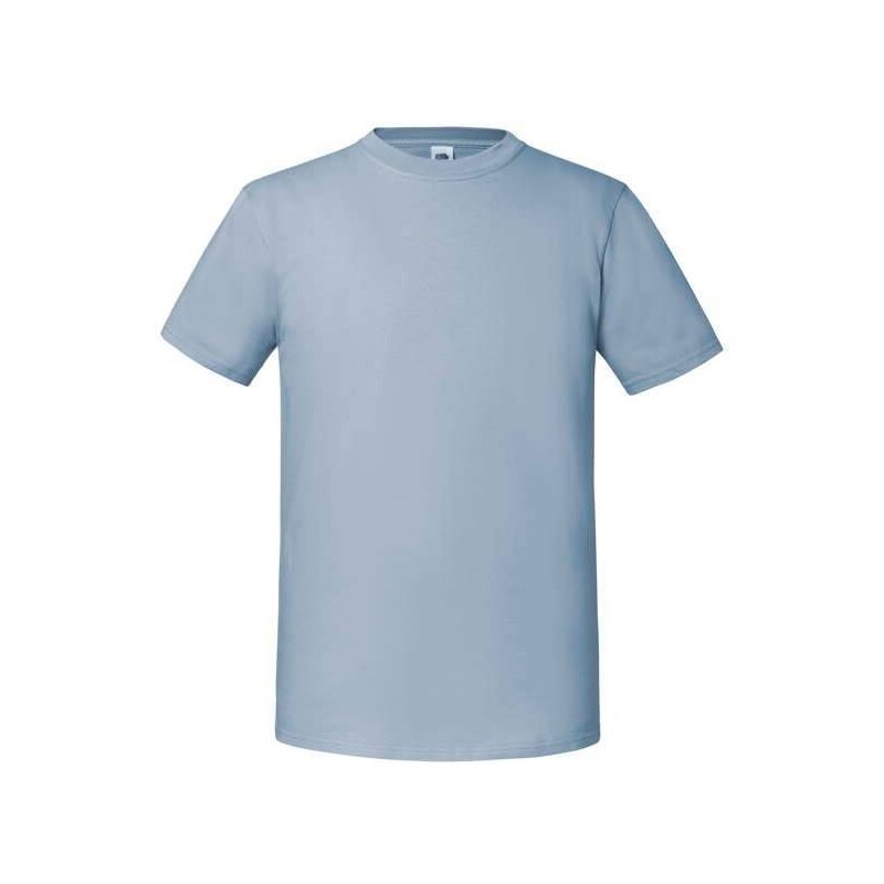 Blue Mens T-shirt Iconic 195 Ringspun Premium Fruit of the Loom 50517978