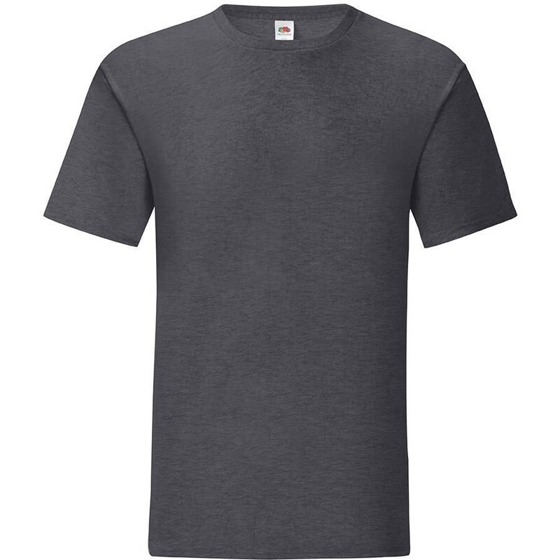 Grey Iconic Combed Cotton T-shirt Fruit of the Loom 50518019