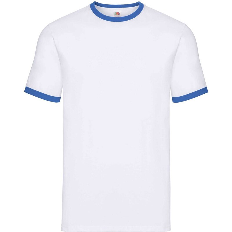 White T-shirt Ringer Fruit of the Loom 50508672