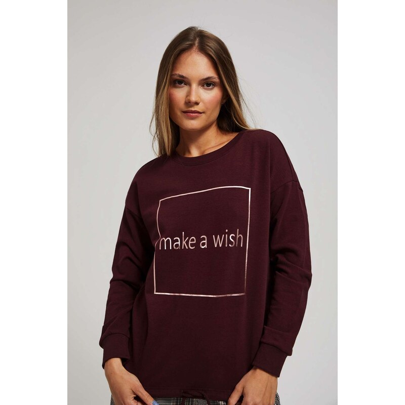 Marisse Simple Sweatshirt With A Print 64776563