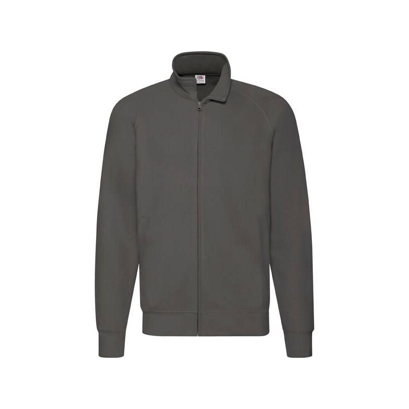 Grafitowa bluza męska Lightweight Sweat Jacket Fruit of the Loom 50518007