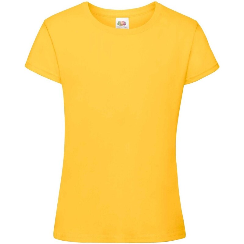 Fruit of the Loom Girls T-shirt Sofspun 610150 100% cotton 160g/165g 50508922