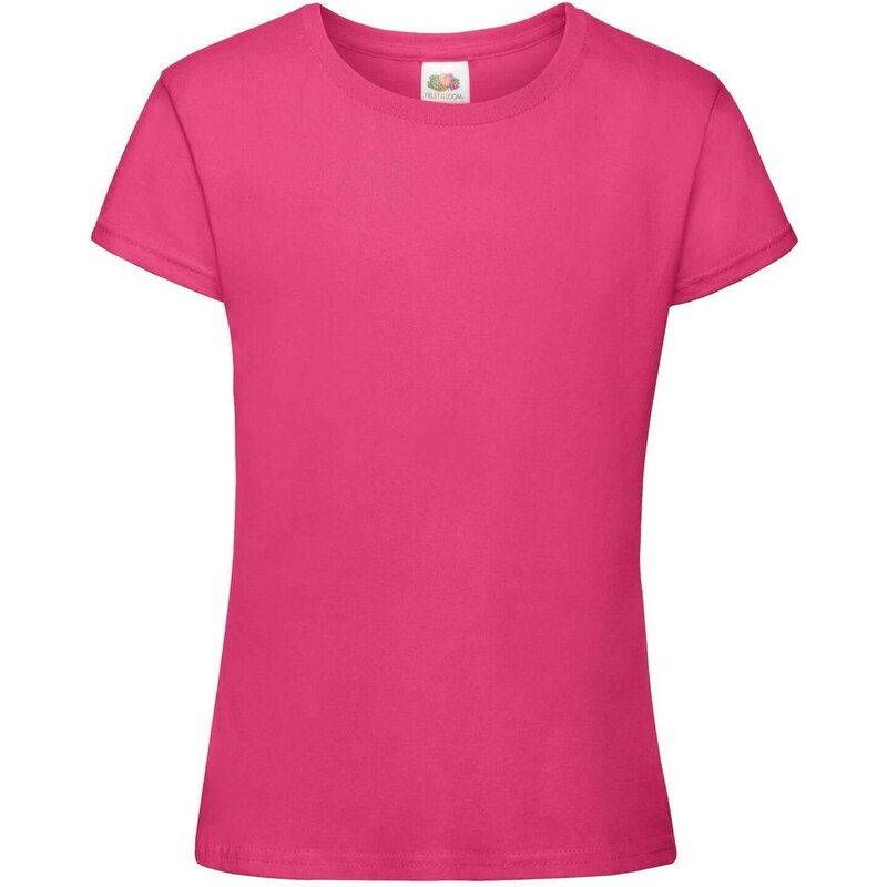 Fruit of the Loom Girls T-shirt Sofspun 610150 100% cotton 160g/165g 50507619