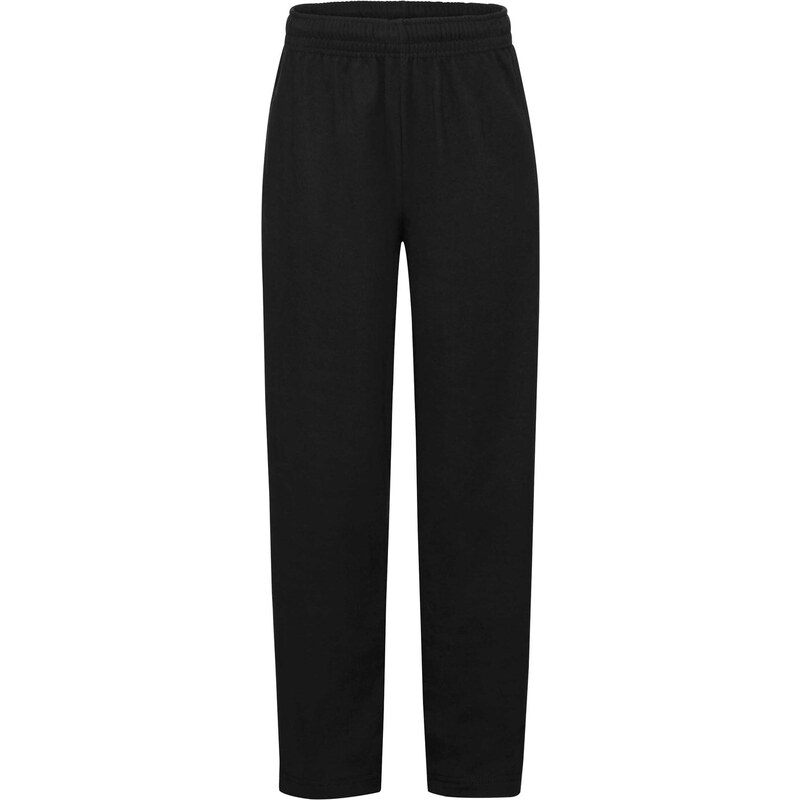 E-shop Čierne detské nohavice Jog Pants Fruit of the Loom