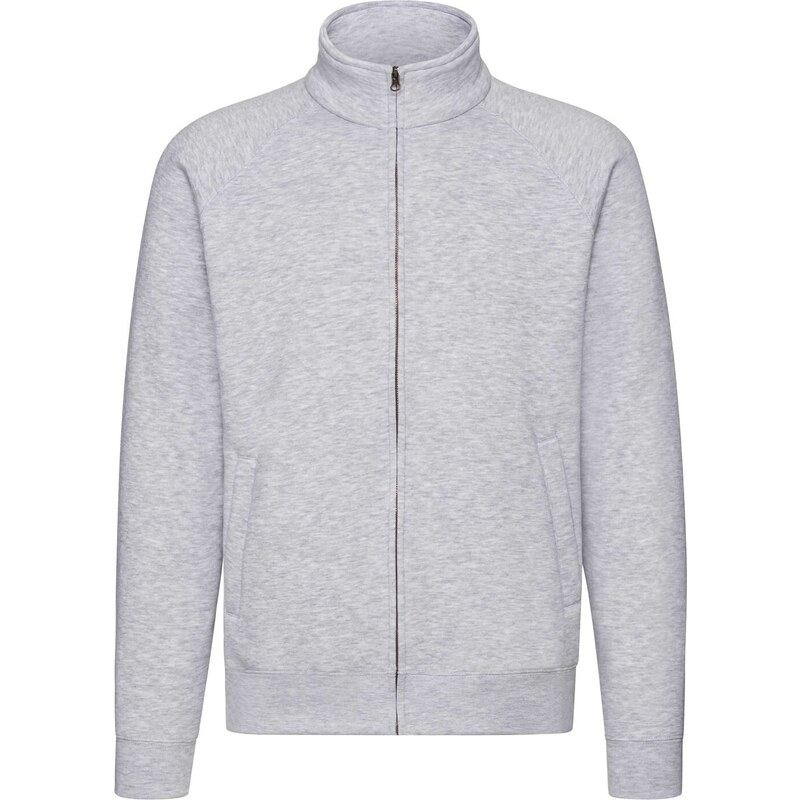 Szara bluza męska rozpinana Sweat Jacket Fruit of the Loom 50518045