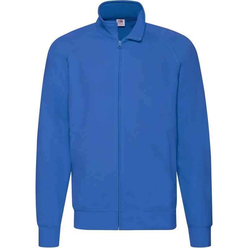 Blue Mens Sweatshirt Lightweight Sweat Jacket Fruit of the Loom 50557904