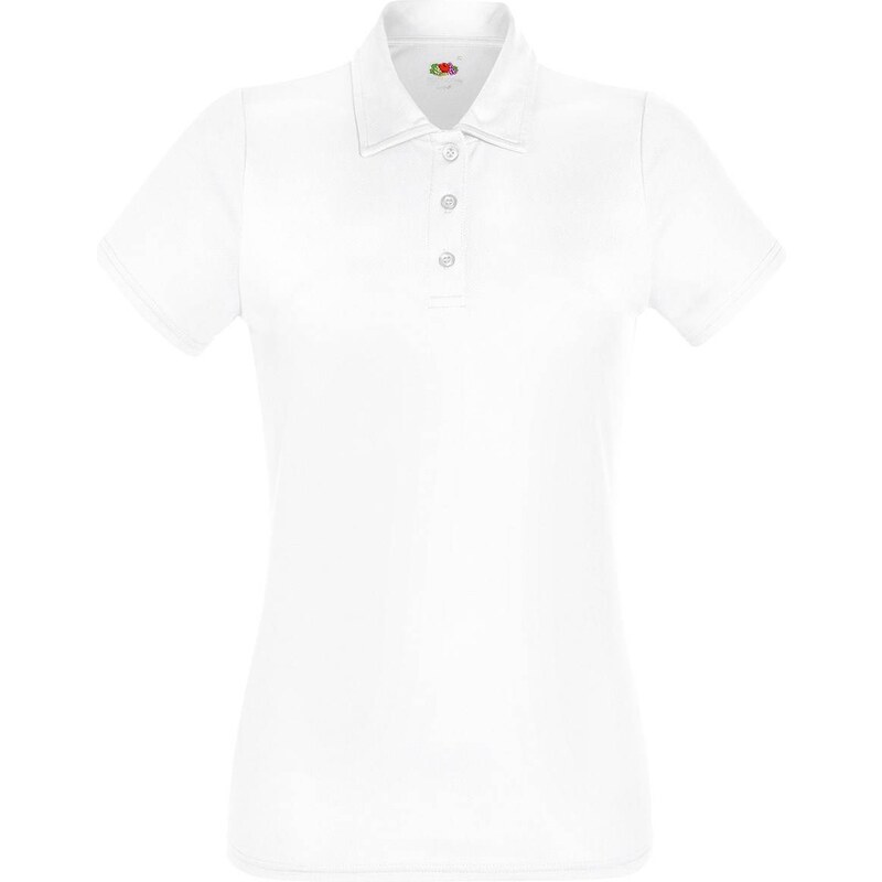 E-shop White Performance PoloFruit of the Loom T-shirt