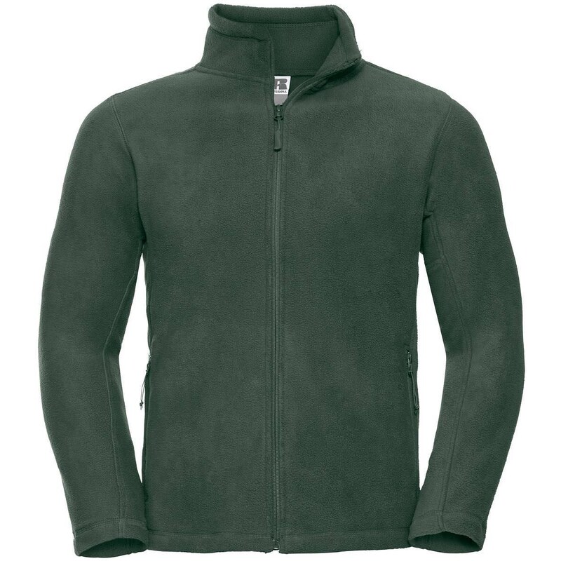 RUSSELL Mens fleece with long zipper 100% polyester, non-pilling 50655004