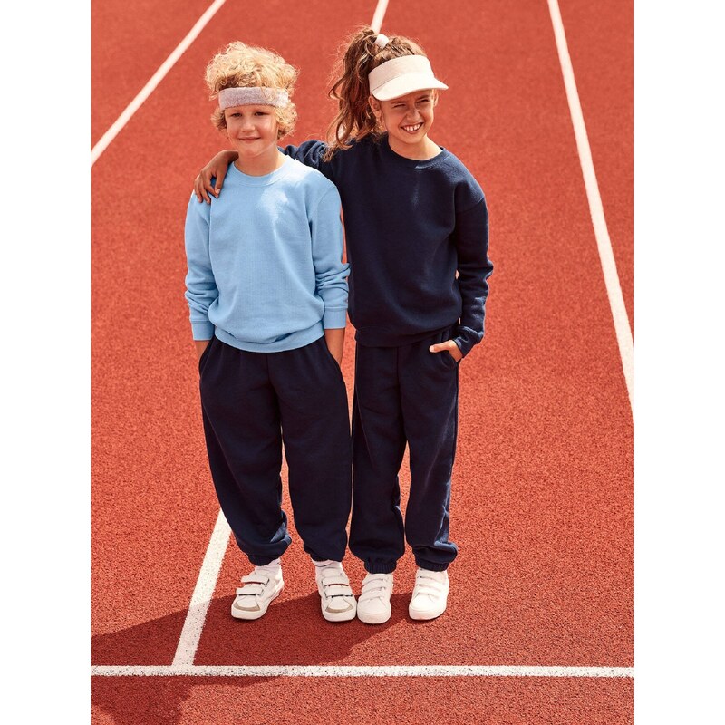 Błękitna bluza dziecięca Set-In Sweat Fruit of the Loom 50518107