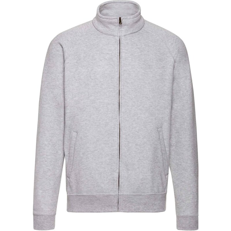 Szara bluza męska Sweat Jacket Fruit of the Loom 50518047