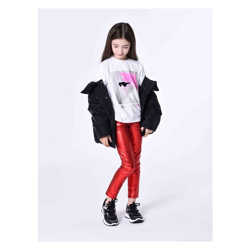 Bavlnené nohavice Karl Lagerfeld Kids 46050671