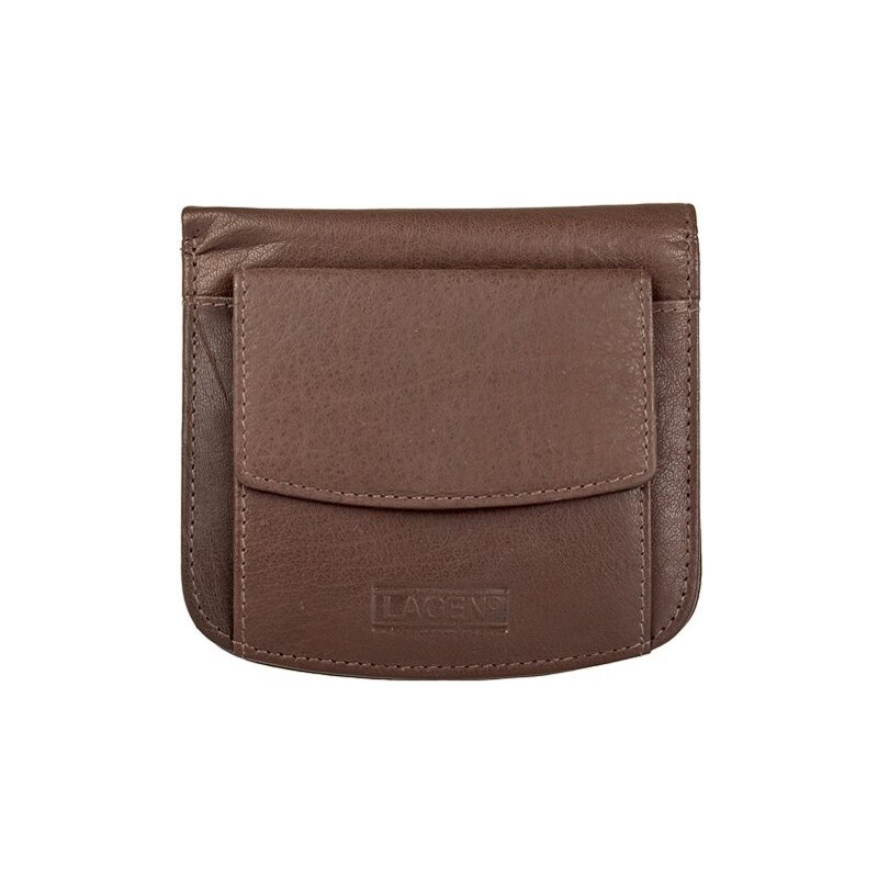 Lagen W-2021-BRN hnedá pánska kožená peňaženka 46047919