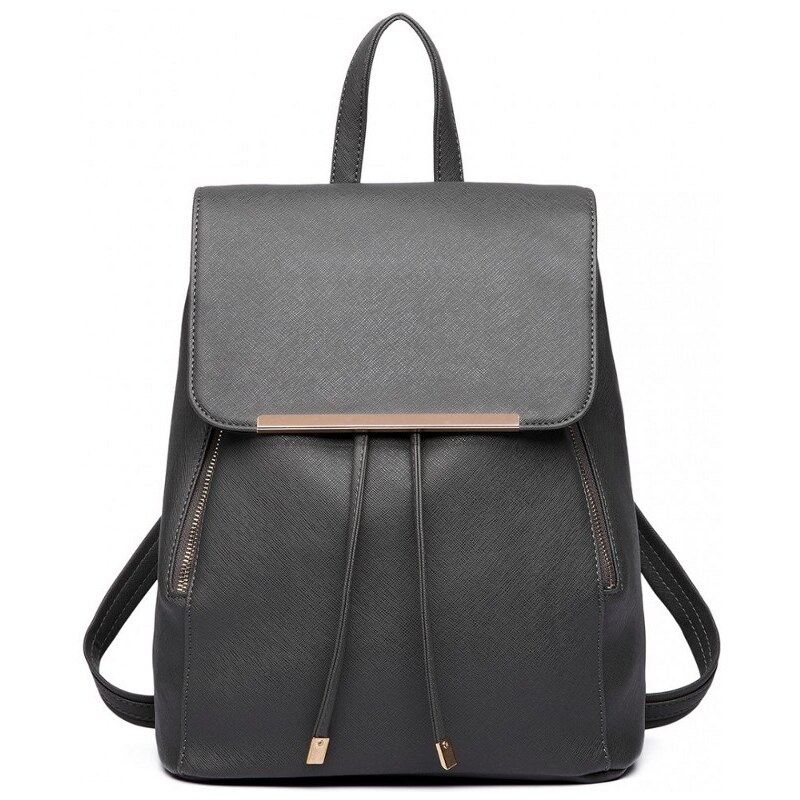 Konofactory Šedý elegantný kožený batoh „Majestic“ 46048308