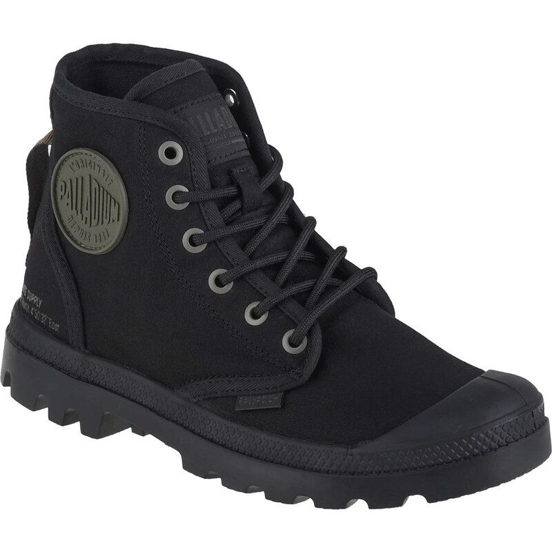 Čierne dámske členkové topánky Palladium Pampa Hi HTG Supply 77356-001 46049068