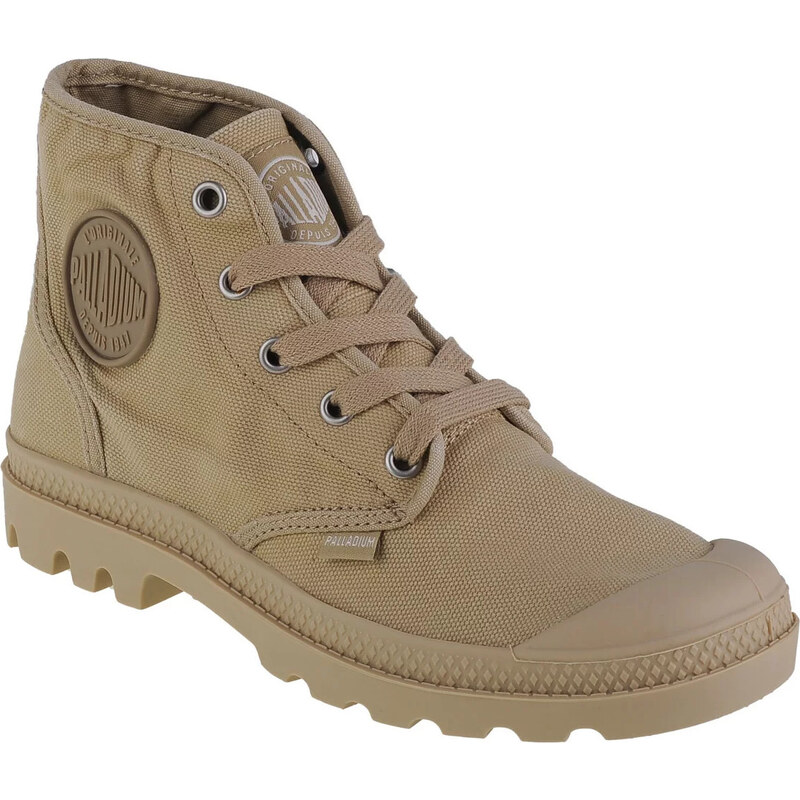 Béžové dámske členkové tenisky Palladium Pampa Hi 92352-238-M 46049075