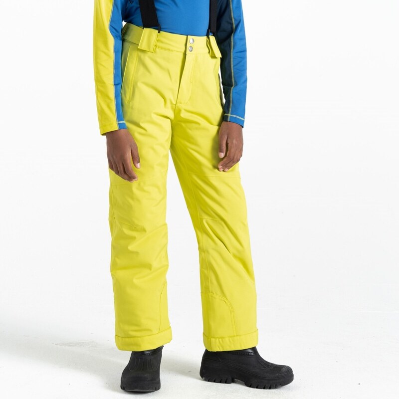 DARE2B Detské zimné lyžiarske nohavice OUTMOVE II žltá