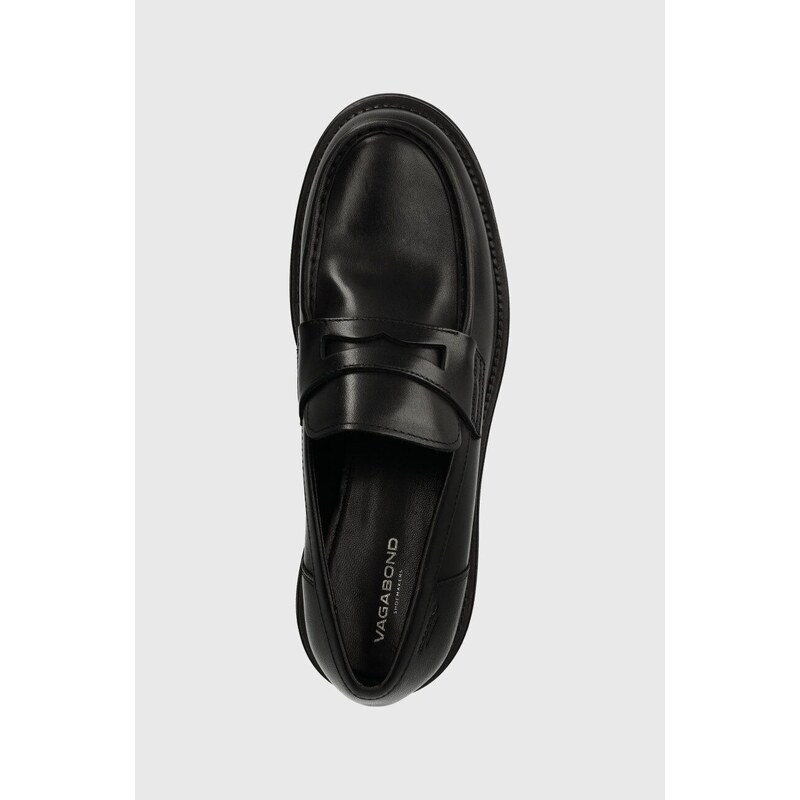 Kožené mokasíny Vagabond Shoemakers CAMERON pánske, čierna farba, 5675.001.20