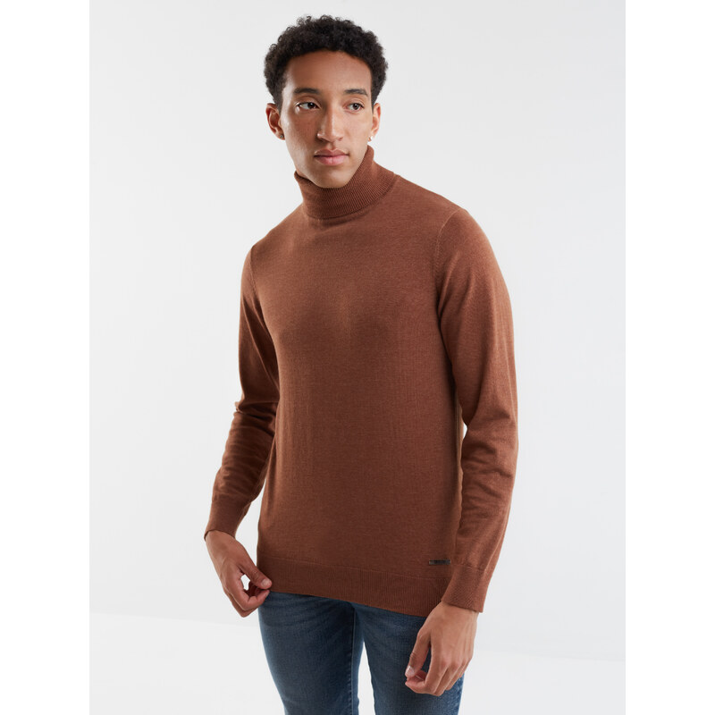Big Star Man's Turtleneck Sweater 160997 Wool-803
