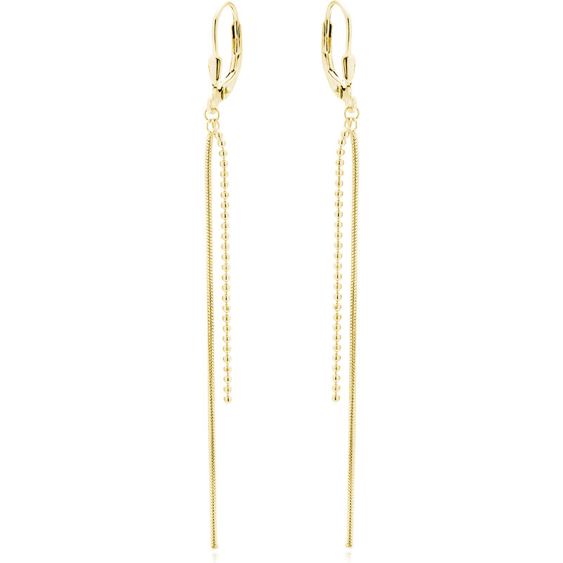 Olivie Visiace náušnice s retiazkami GOLD 7851 46103474