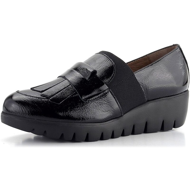 Wonders slip-on poltopánky na kline Negro C-33301 66061334