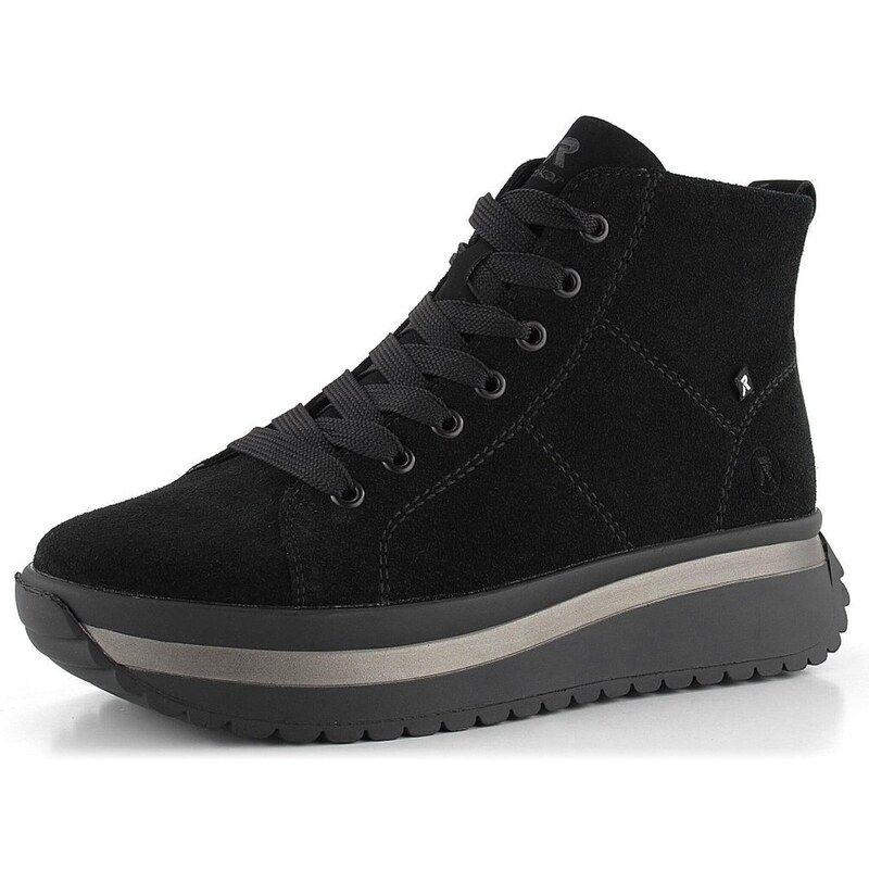Rieker Revolution športovo ladená členková obuv čierna W0960-00 61761983