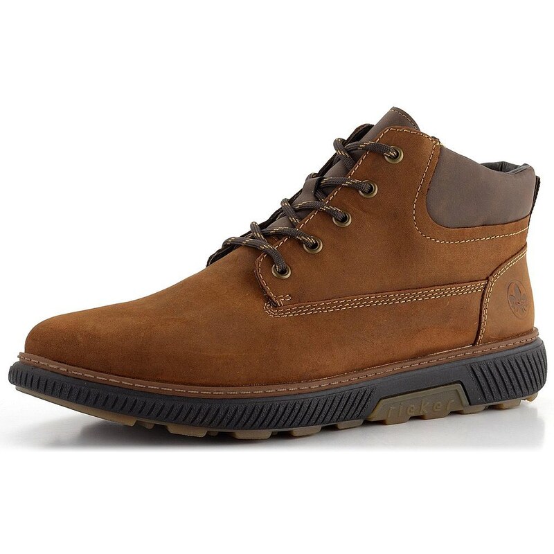 Rieker pánska šnurovacia členková obuv hnedá Noce/Schoko B3312-22 61761764