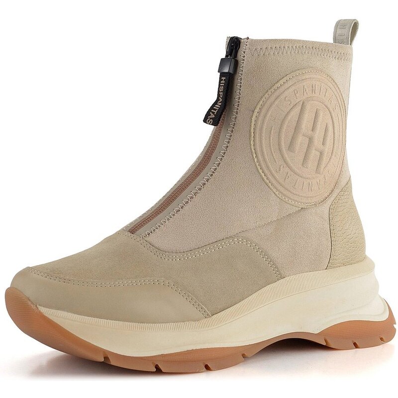 Hispanitas členková obuv s predným zipsom Alaska Marfil HI233099 61761889