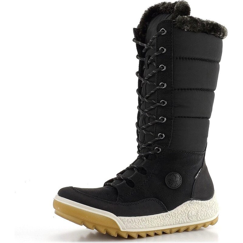 Rieker šnurovacie čižmy s membránou čierne Y4760-00 61762023