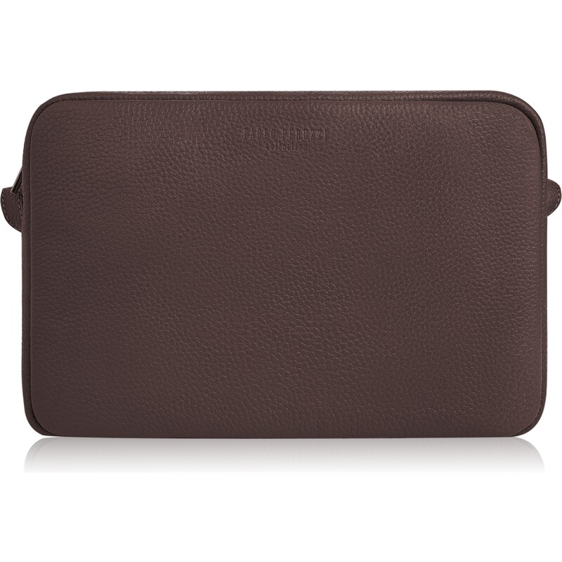 PAOLO PERUZZI Dámska kožená kabelka cez rameno IN-62-BL | hnedá IN-62 46111627