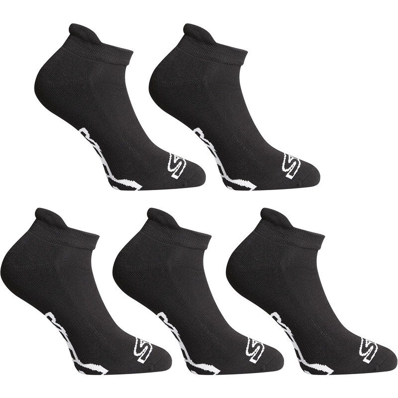 5PACK ponožky Styx nízke čierne (5HN960) 27933262