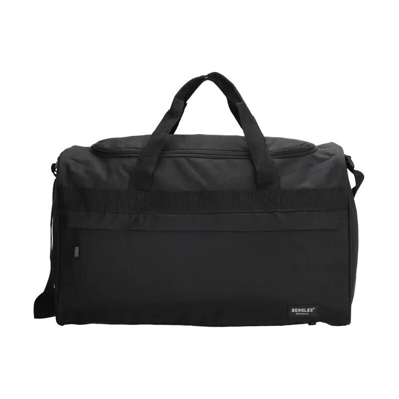 Beagles Čierna cestovná taška na rameno "Adventure" - veľ. M, L, XL