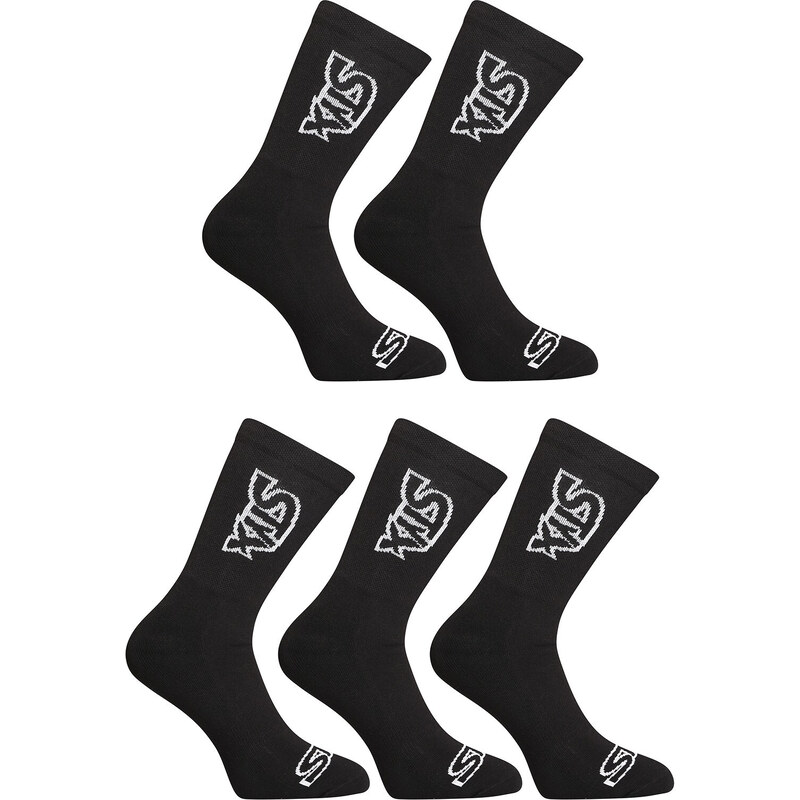 5PACK ponožky Styx vysoké čierne (5HV960) 45913803